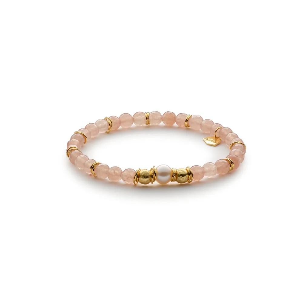 Antracite Bracciale Lady con Agata Rosa ERICA