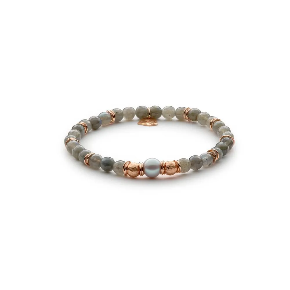 Antracite Bracciale Lady con Labradorite GELSOMINO