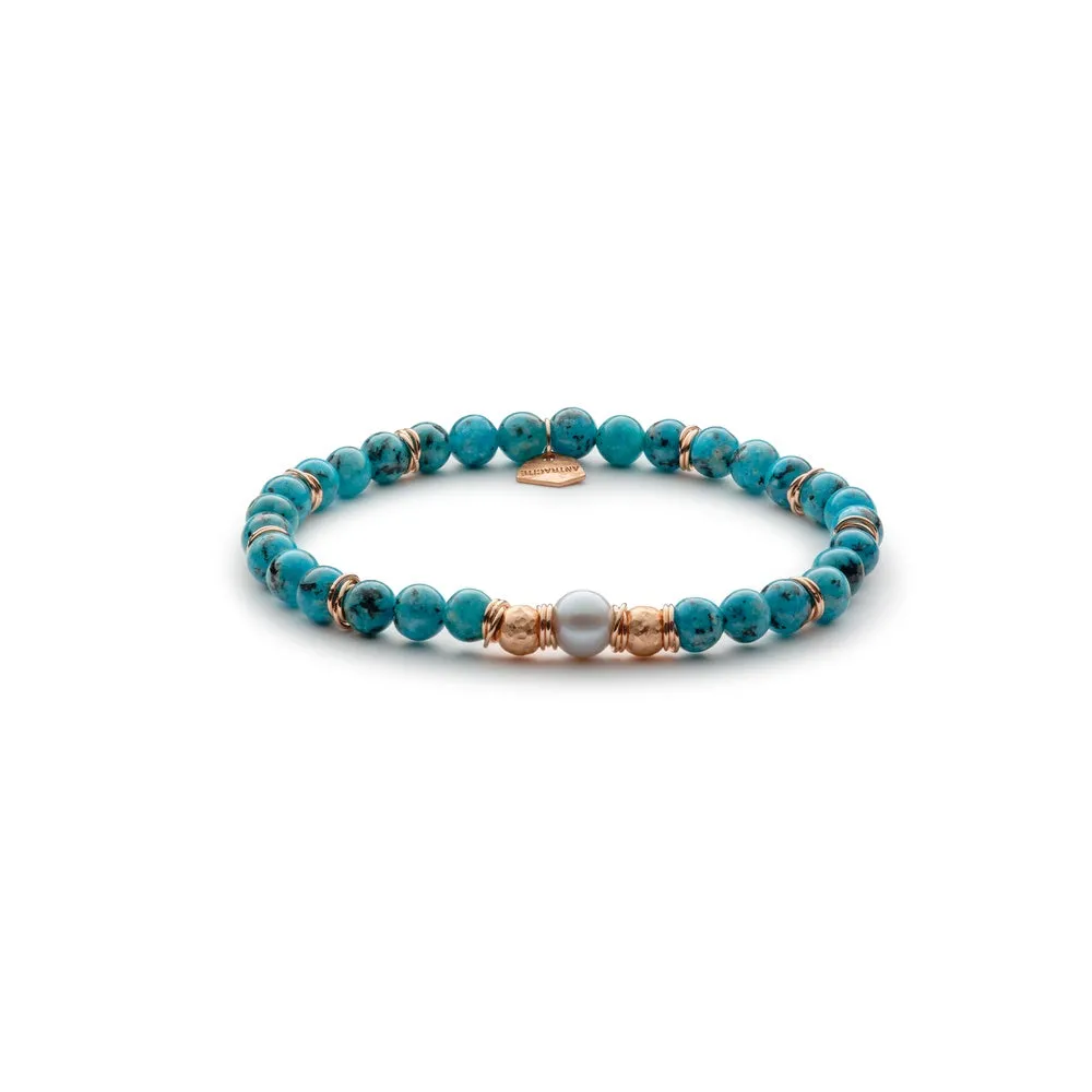 Antracite Bracciale Lady con Labradorite Turchese FIORDALISO