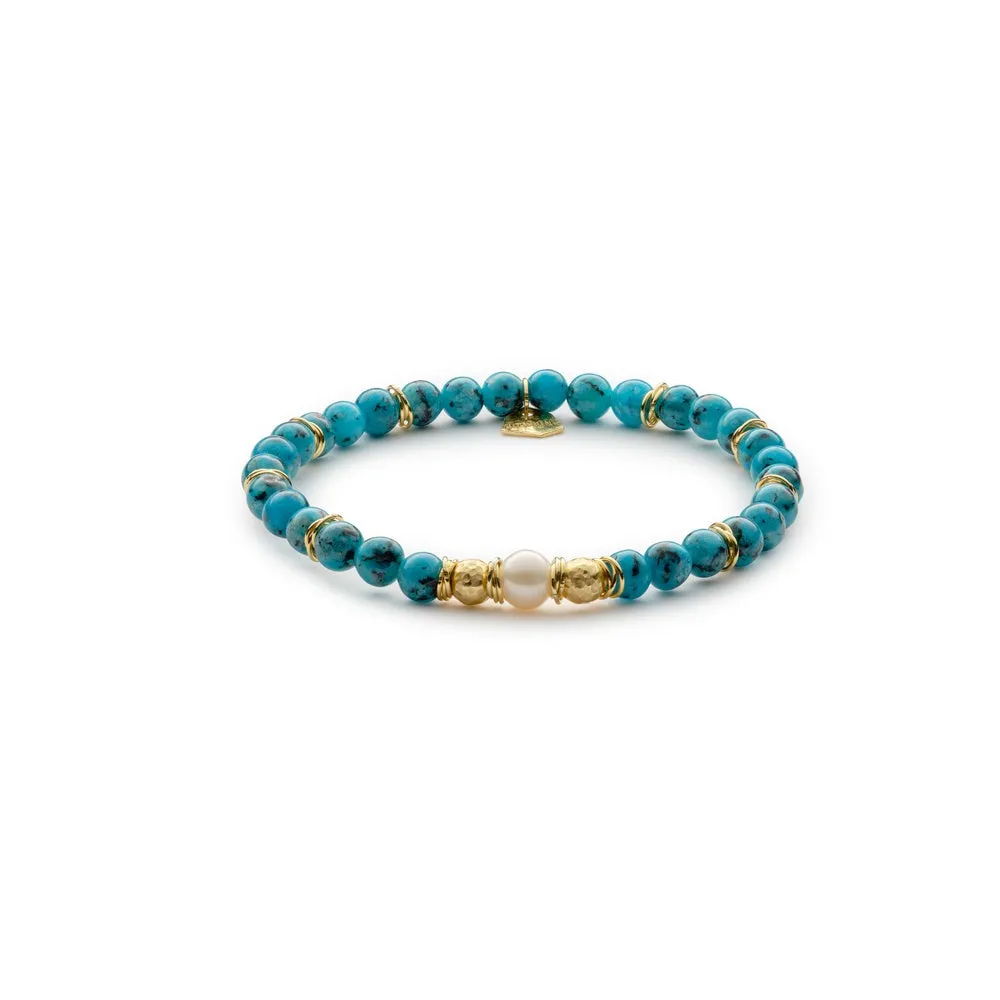 Antracite Bracciale Lady con Labradorite Turchese IRIS