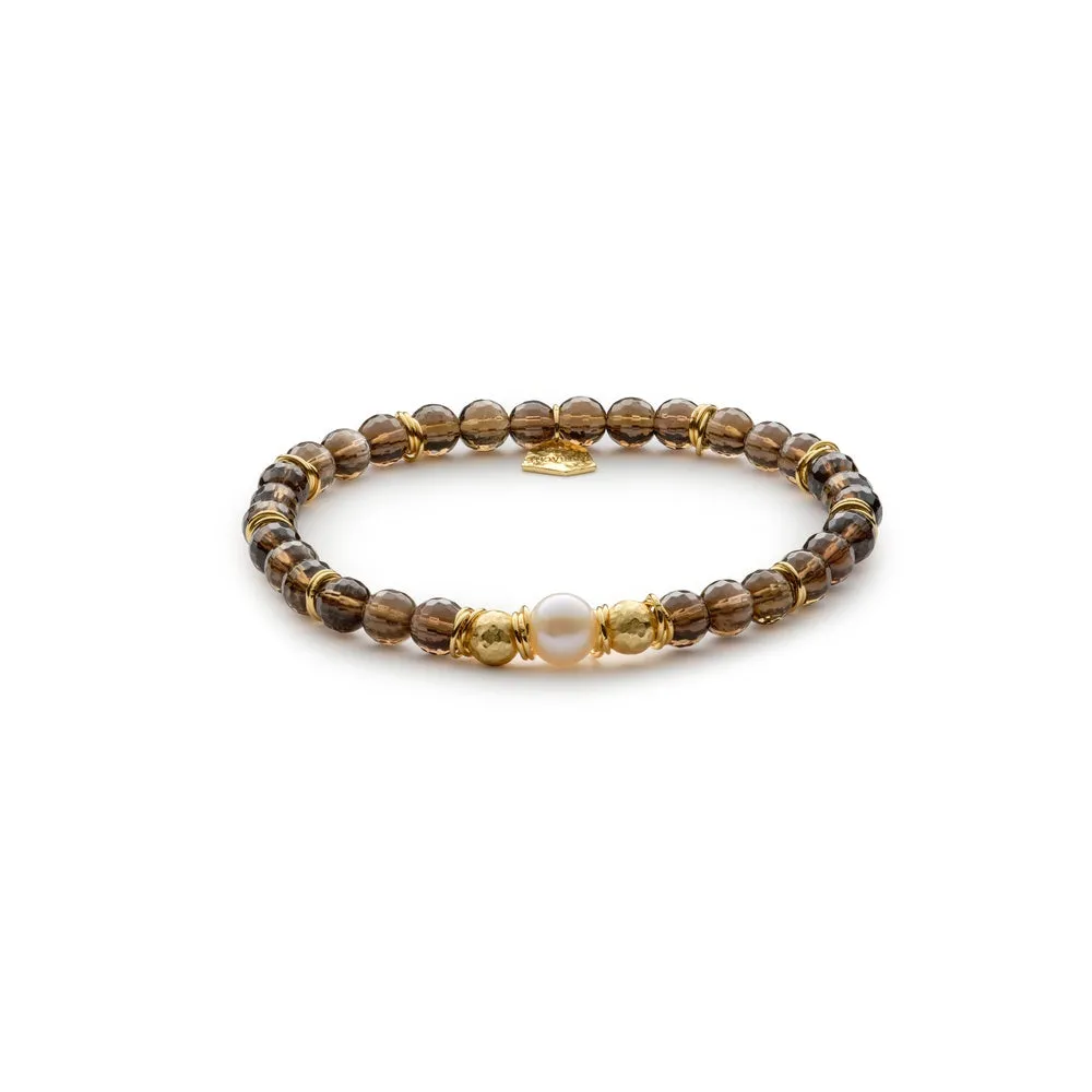 Antracite Bracciale Lady con Quarzo Fumè NARCISO