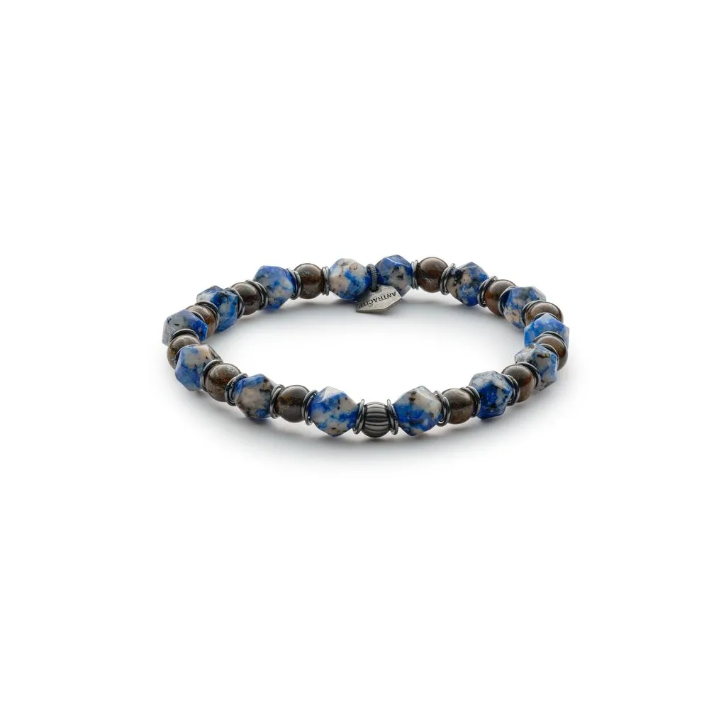 Antracite Bracciale Rock con Pietre Dure BERRY