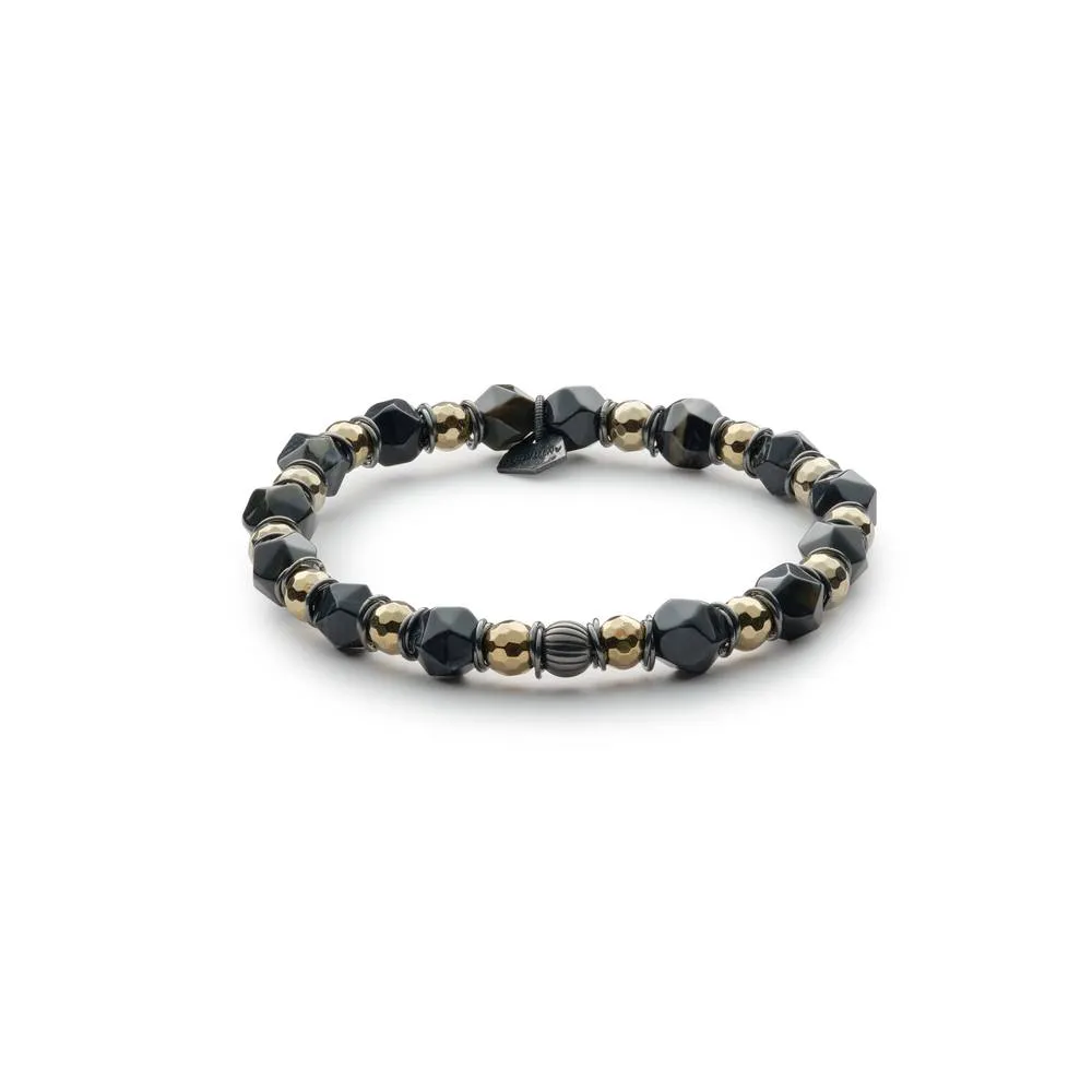 Antracite Bracciale Rock con Pietre Dure HARRISON