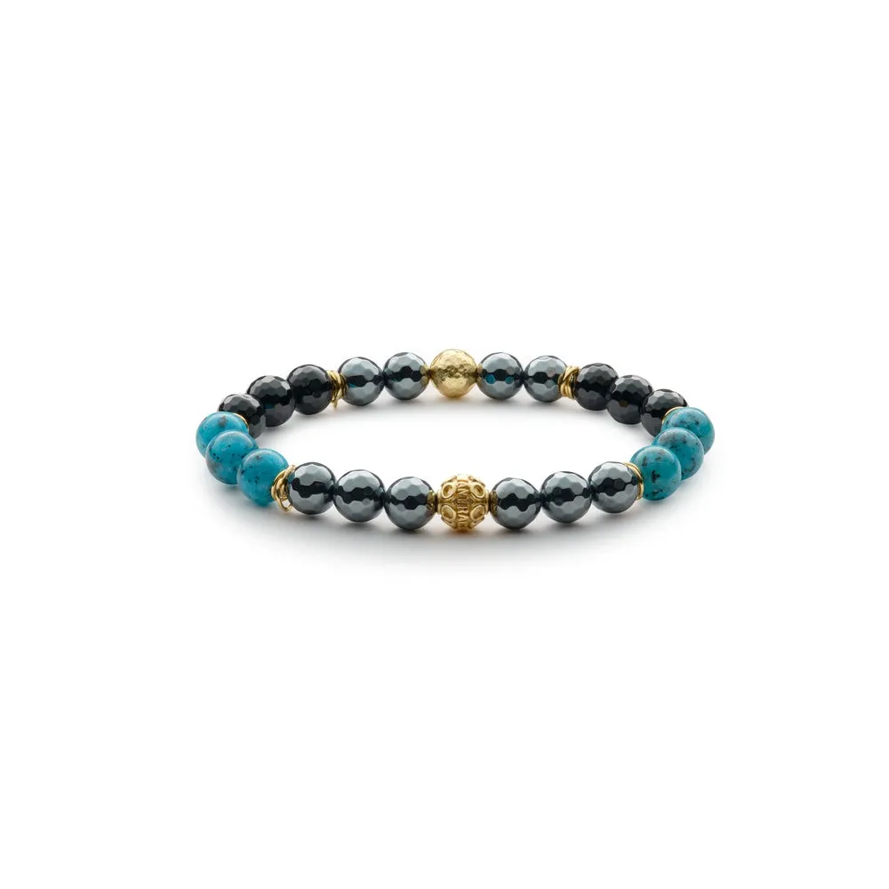 Antracite Bracciale Teatro con Pietre Dure DOMINGO