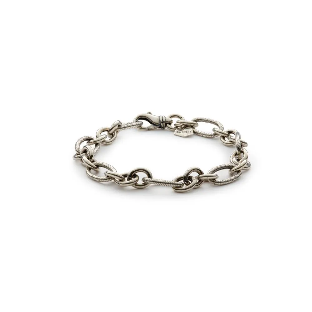 Antracite Bracciale Uomo Silver CRATOS