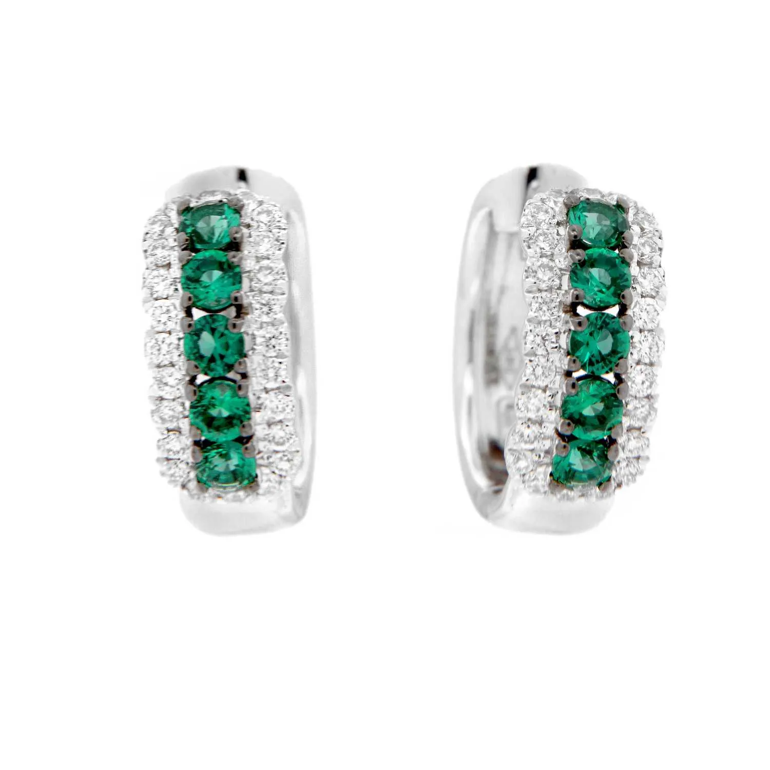Orecchini Davite & Delucchi - Boccoli Smeraldi e Diamanti