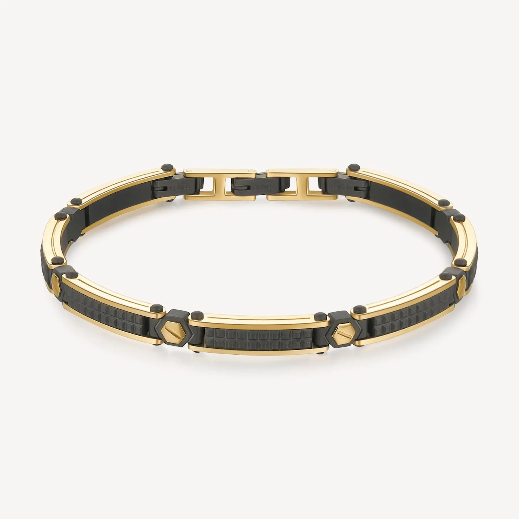 BRACCIALE BROSWAY BACKLINER SEMIRIGIDO PVD ORO - BBC17