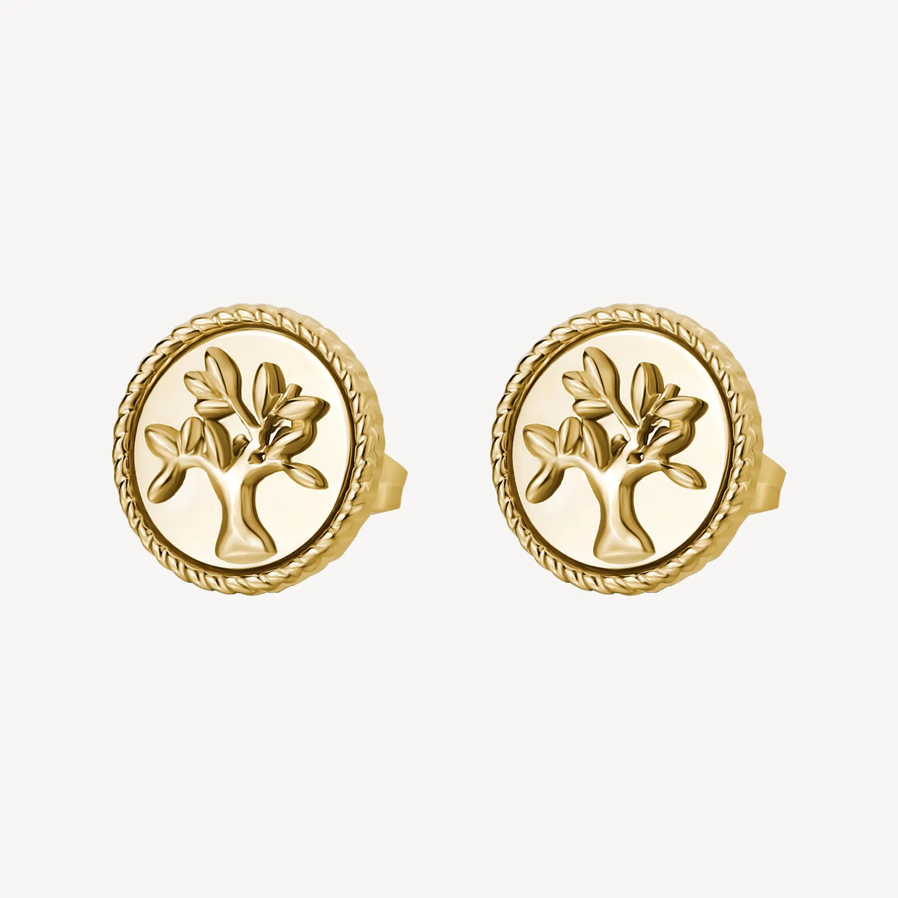 ORECCHINI BROSWAY CHAKRA PVD ORO ALBERO DELLA VITA - BHKE143