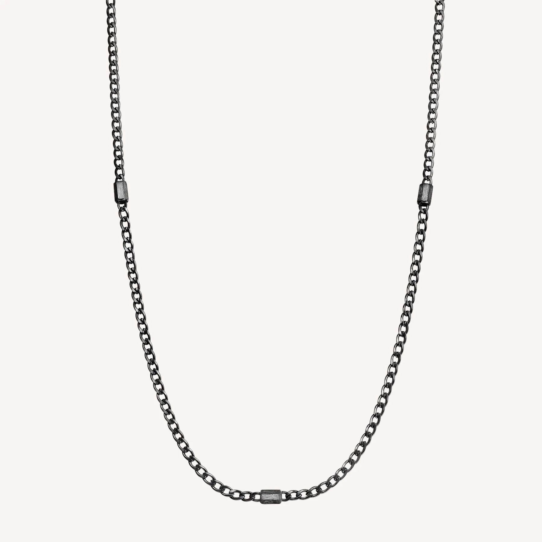 COLLANA BROSWAY INK UOMO PVD NERO CON INSERTI - BIK05
