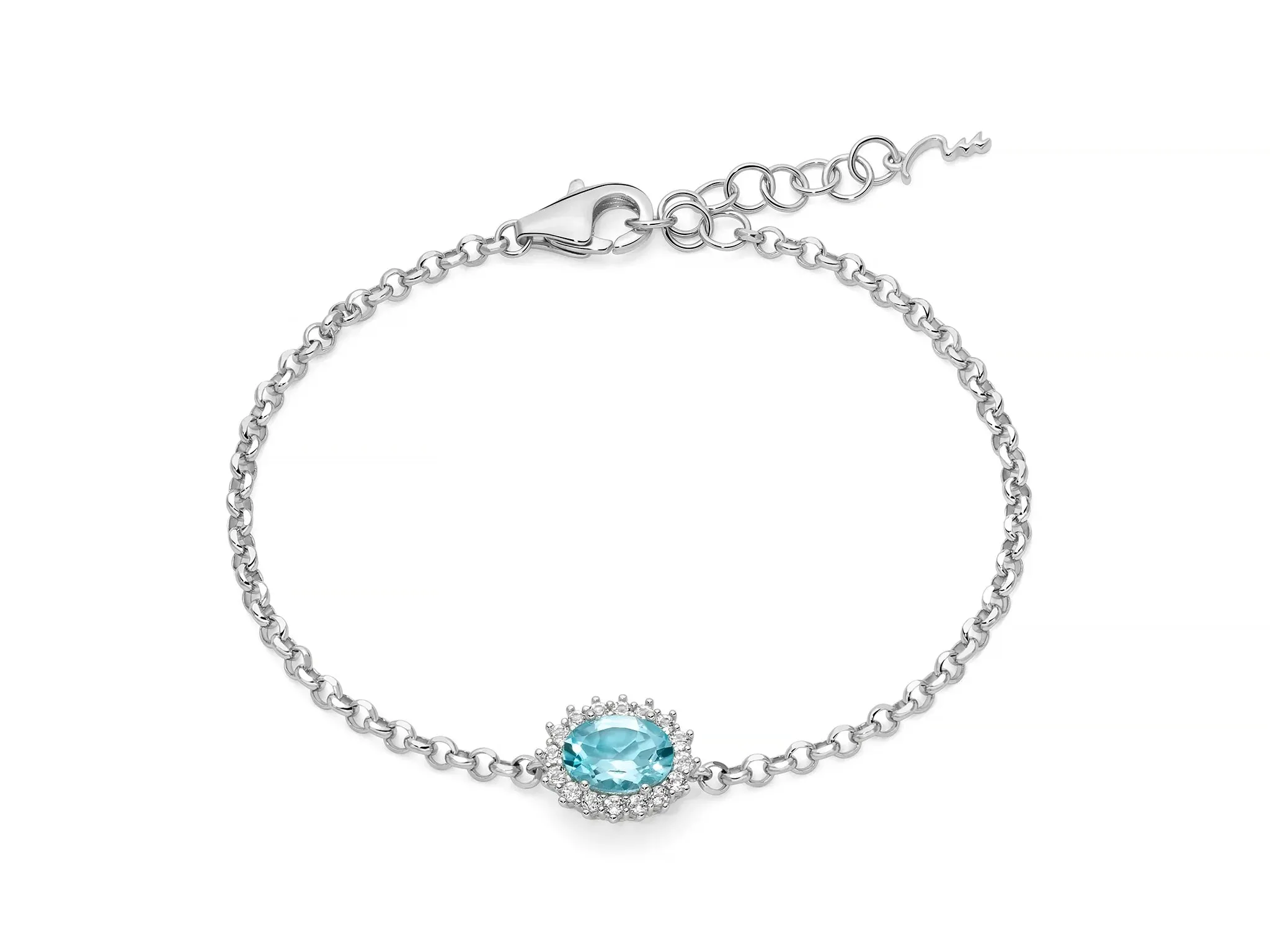 Miluna Bracciale Con Topazio Ovale