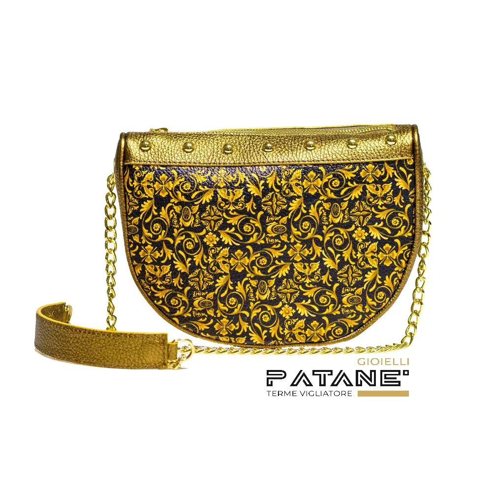 Borsa Ammia - Oro Barocco - Mezzaluna Slice Bronzo