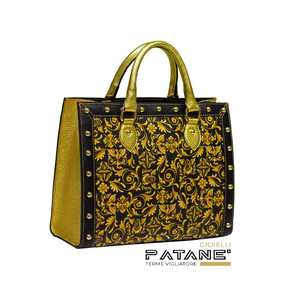 Borsa Ammia - Oro Barocco - Small Shopping Bag Busy Oro