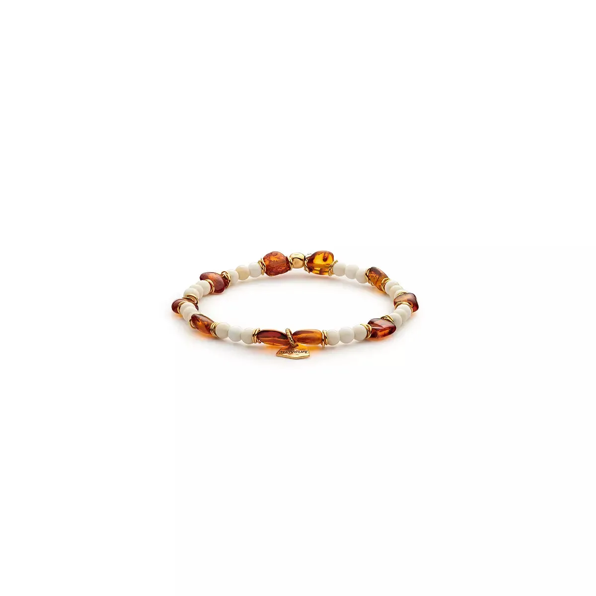 Bracciale Antracite Ambra Baby Conchiglia