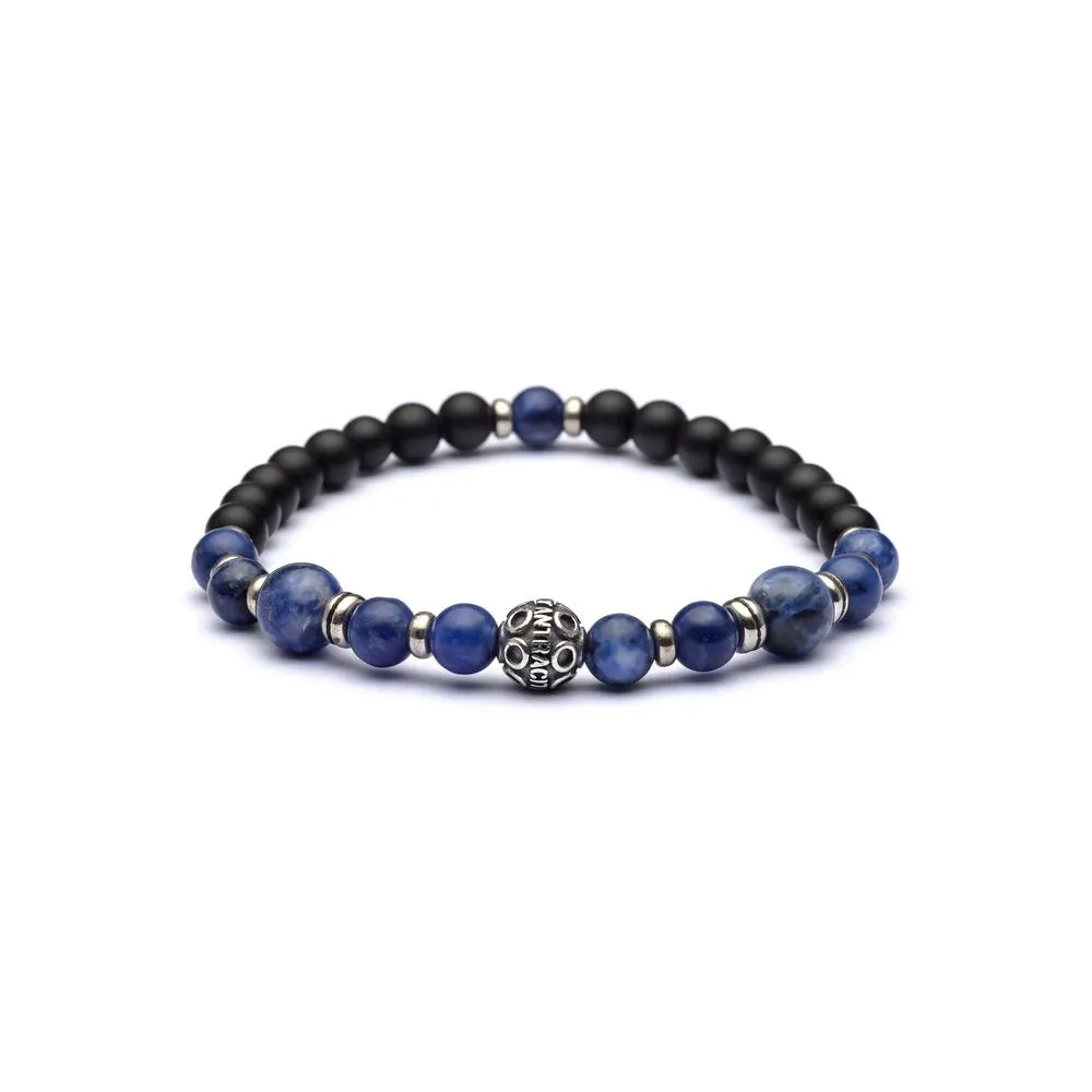 Bracciale Antracite con Pietre Dure AJNA