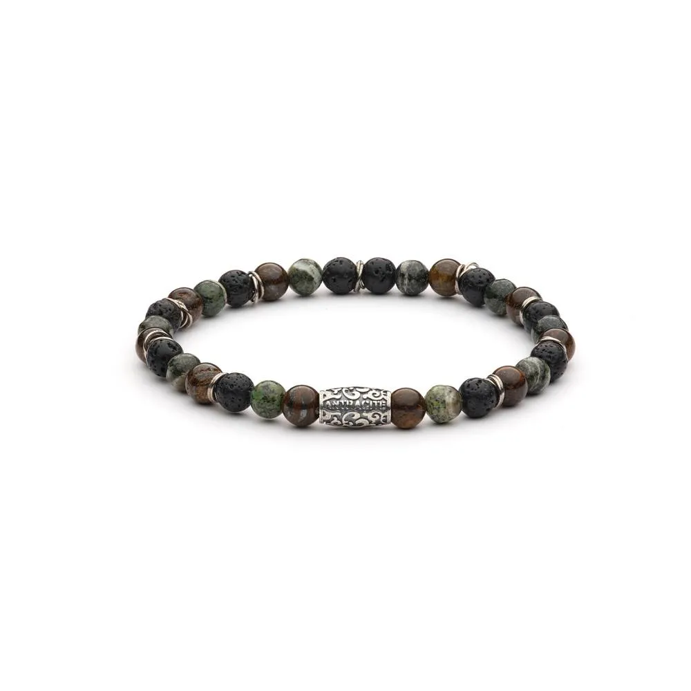 Bracciale Antracite Cocktail con Pietre Dure Manhattan