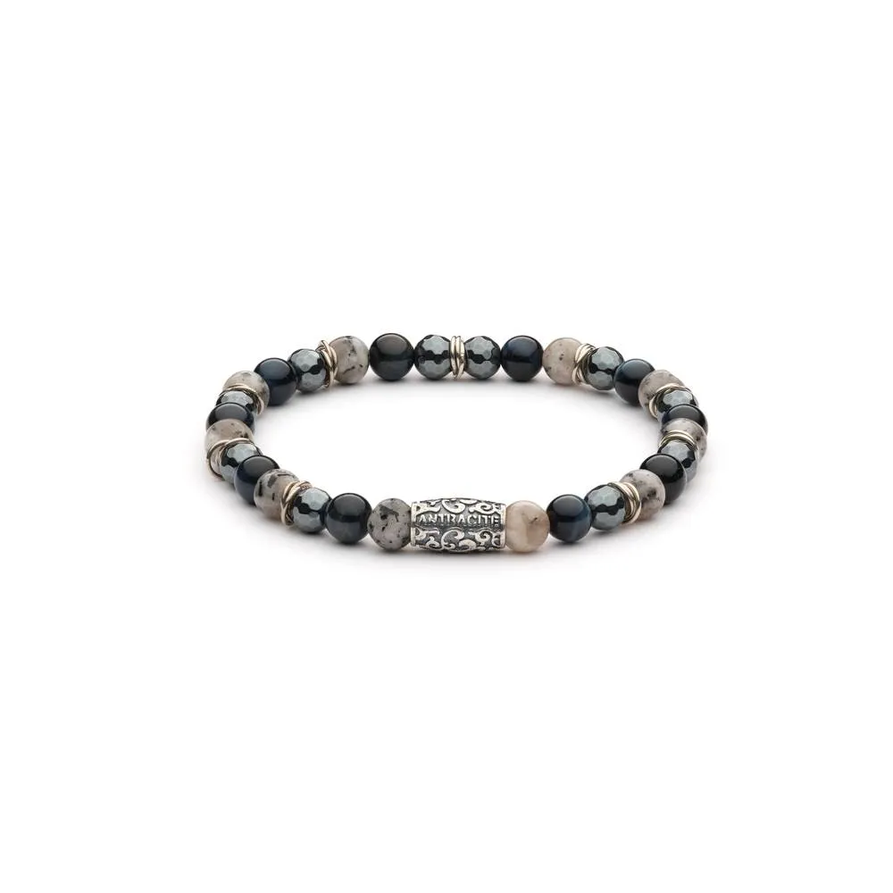 Bracciale Antracite Cocktail con Pietre Dure Paloma