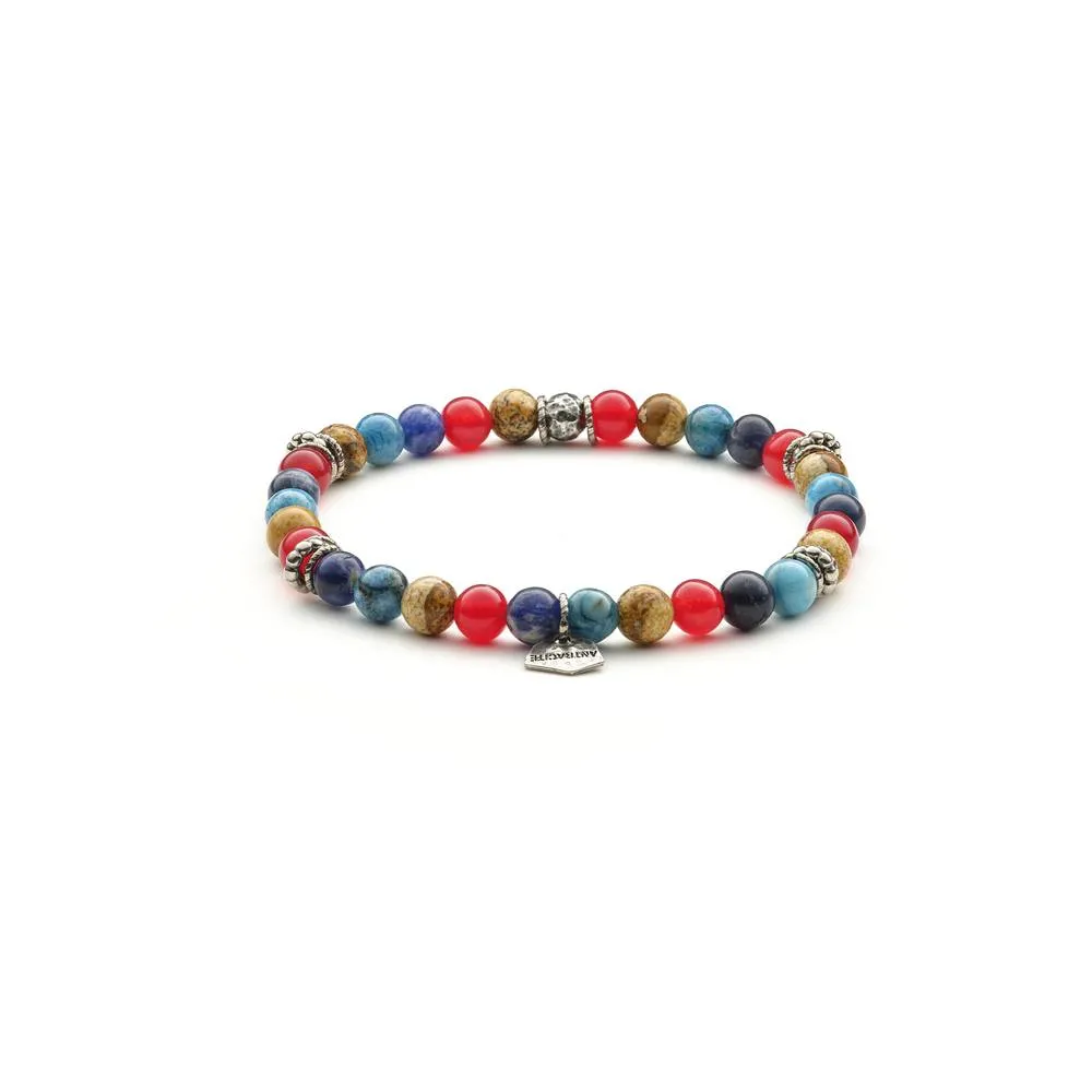 Bracciale Antracite Fantasy Con Pietre Dure Jasmine