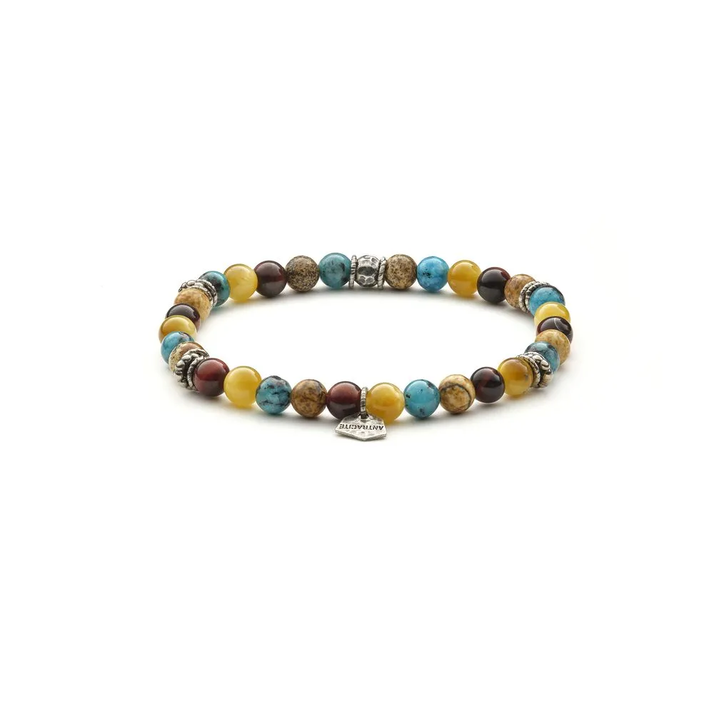 Bracciale Antracite Fantasy Con Pietre Dure Soraya