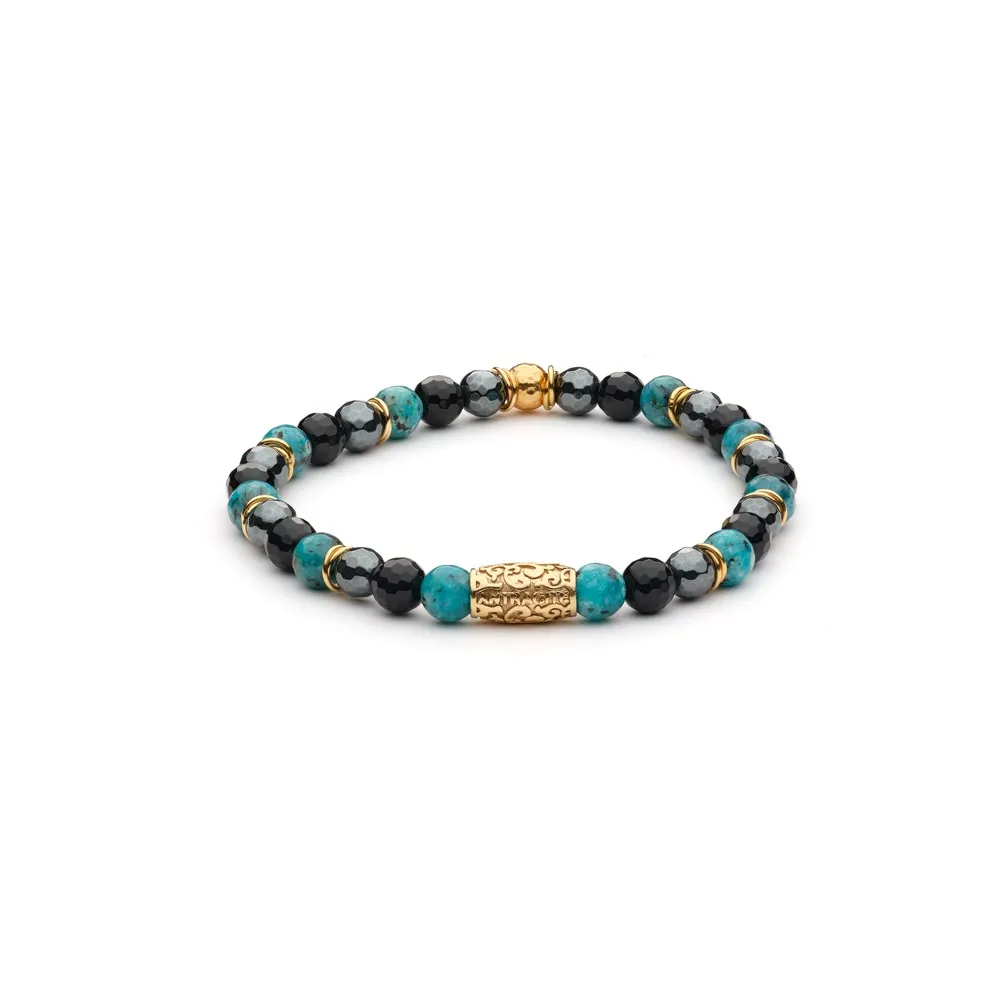 Bracciale Antracite Hollywood con Pietre Dure Burton