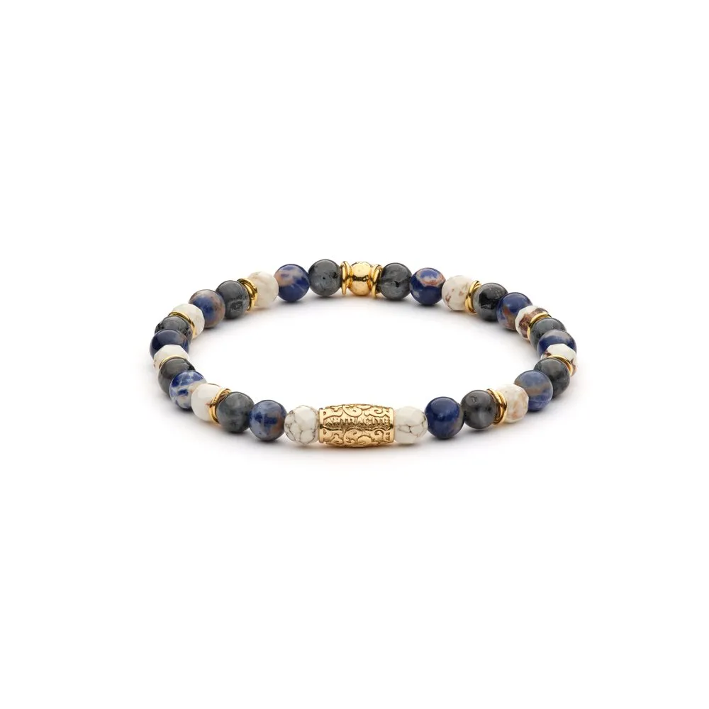 Bracciale Antracite Hollywood con Pietre Dure De Palma