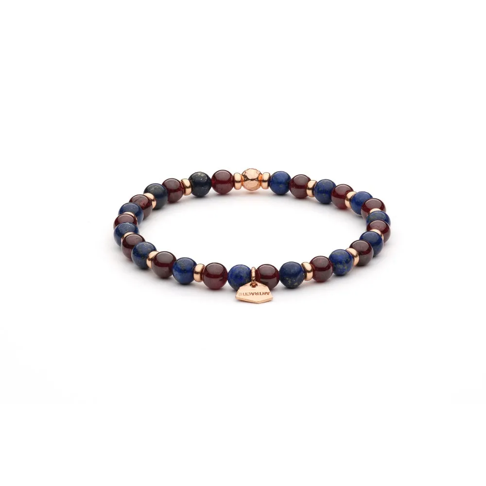 Bracciale Antracite Rose con Pietre Dure Ludovica