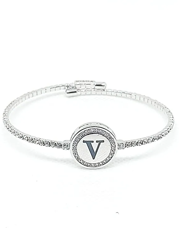Bracciale Kiara Lettera V Donna kbrd1711b-v