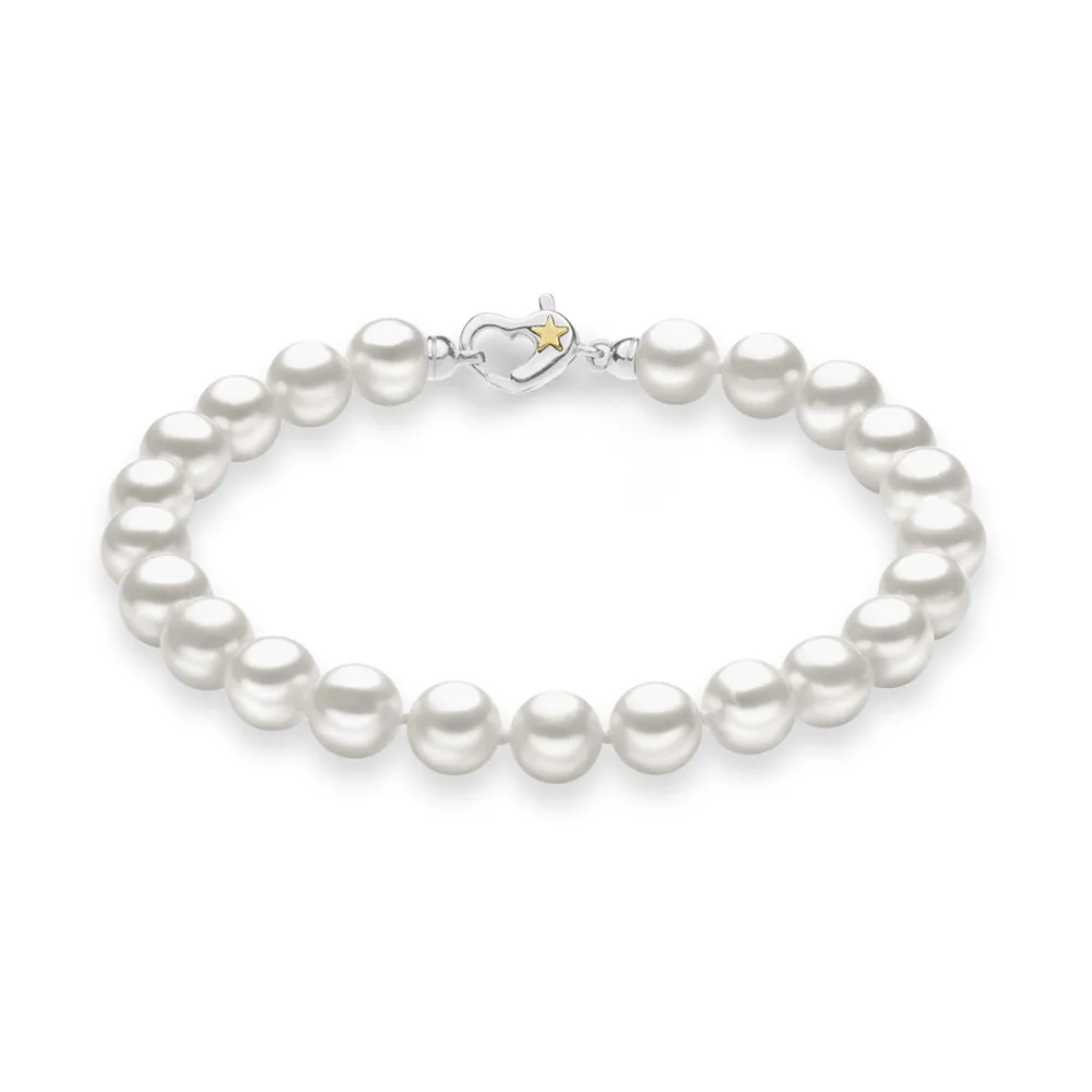Bracciale Perle Coltivate In Argento Comete BRQ 31