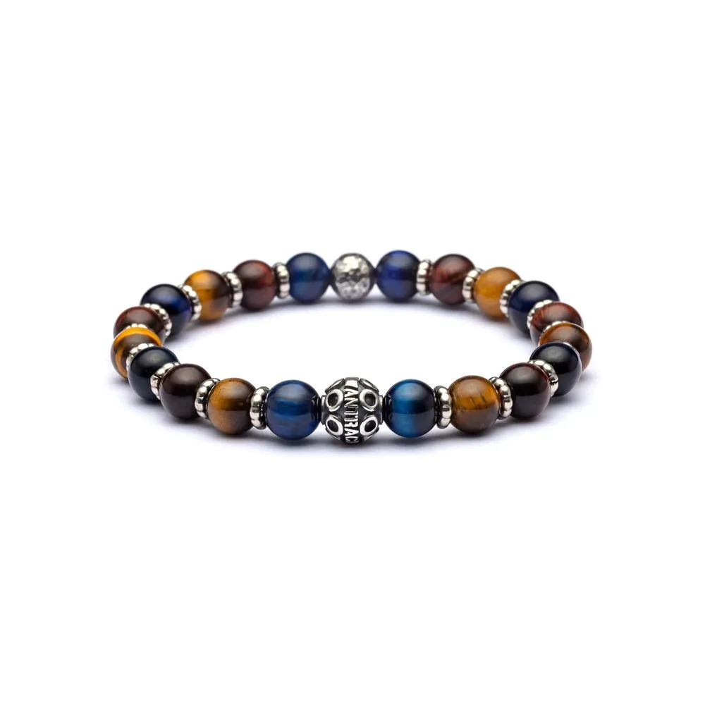 Bracciale Uomo Antracite Pietre Dure ORIONE CHIC