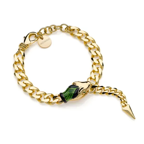 Bracciale catena grumetta con serpente Unoaerre donna 2122