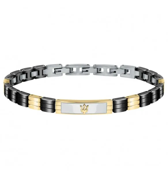 Bracciale catena uomo argento 925 gioiello Maserati jm221atz06
