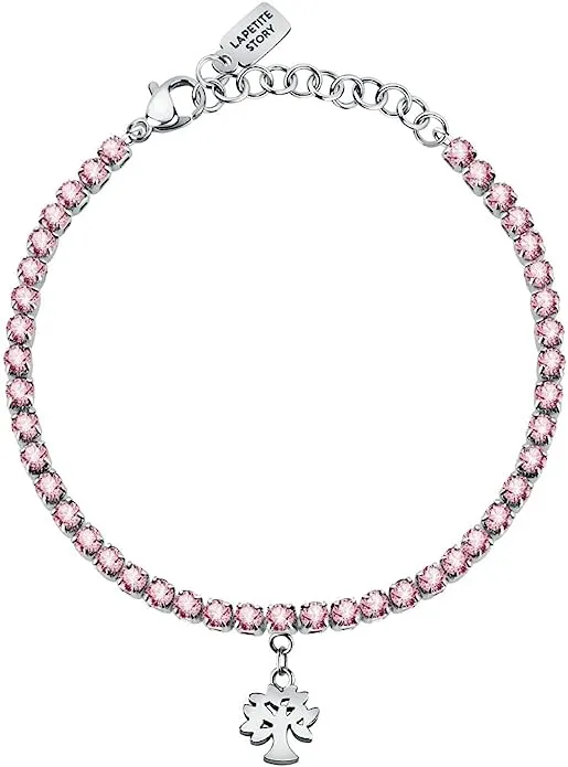 Bracciale donna La Petite Story LPS05ASF33 in acciaio tennis albero della vita