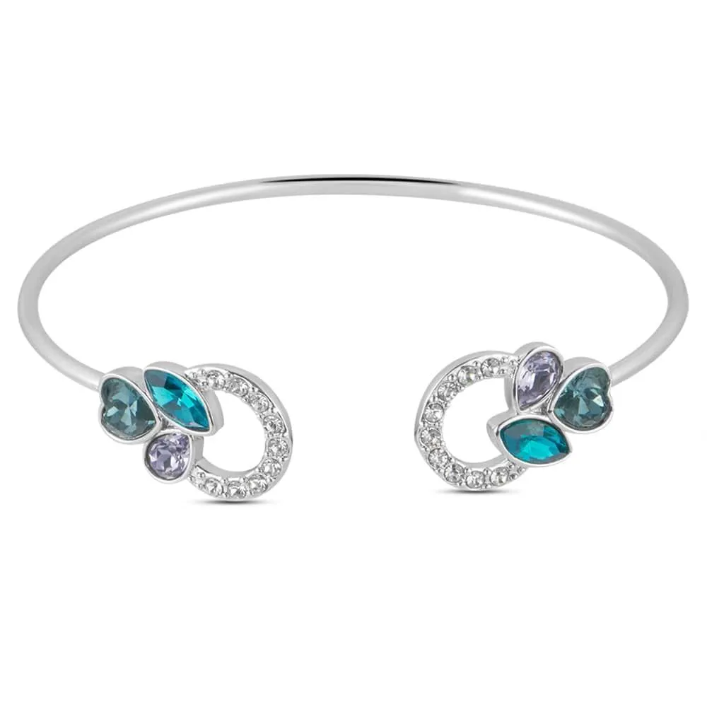 Bracciale donna Stroili bangle violet bijoux e cristalli argento 1674350