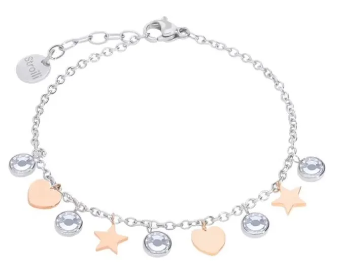 Bracciale donna Stroili lady chic wow acciaio bicolore 1673312