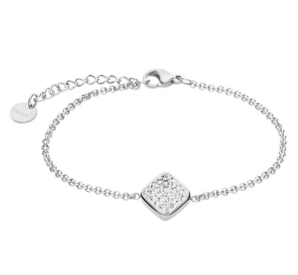 Bracciale donna Stroili lady phantasya acciaio e cristalli 1671112