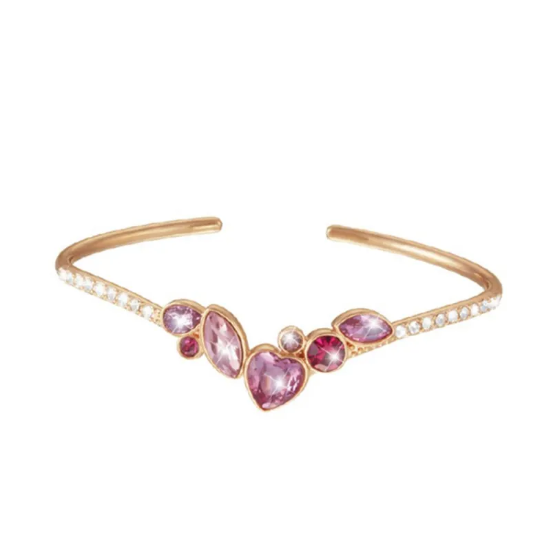 Bracciale donna Stroili rigido cuore e pietre 1674351