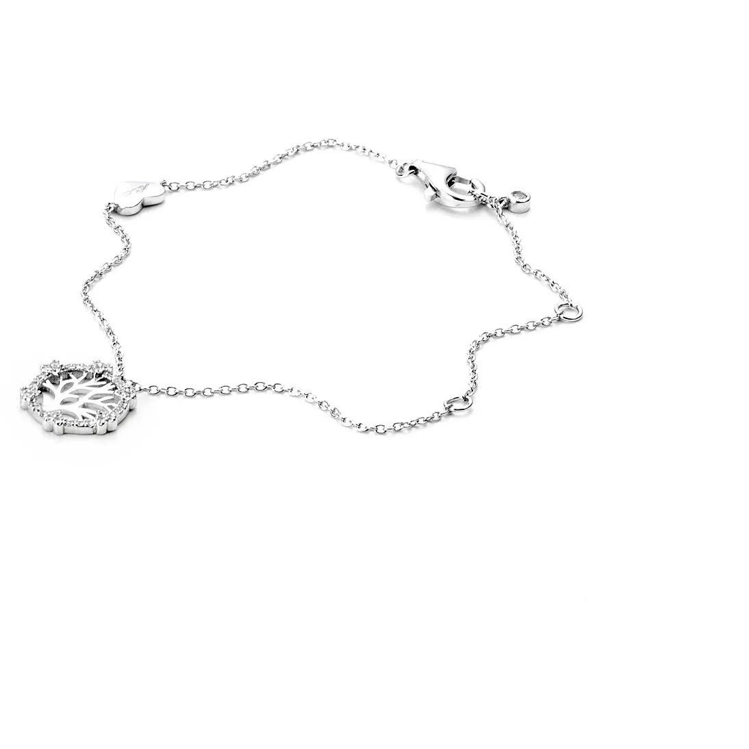Bracciale donna albero della vita gioielli 4US Cesare Paciotti Life Three 4UBR3203W
