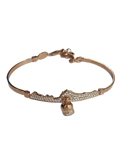 Bracciale donna campana capri in argento 925 rosè con zirconi