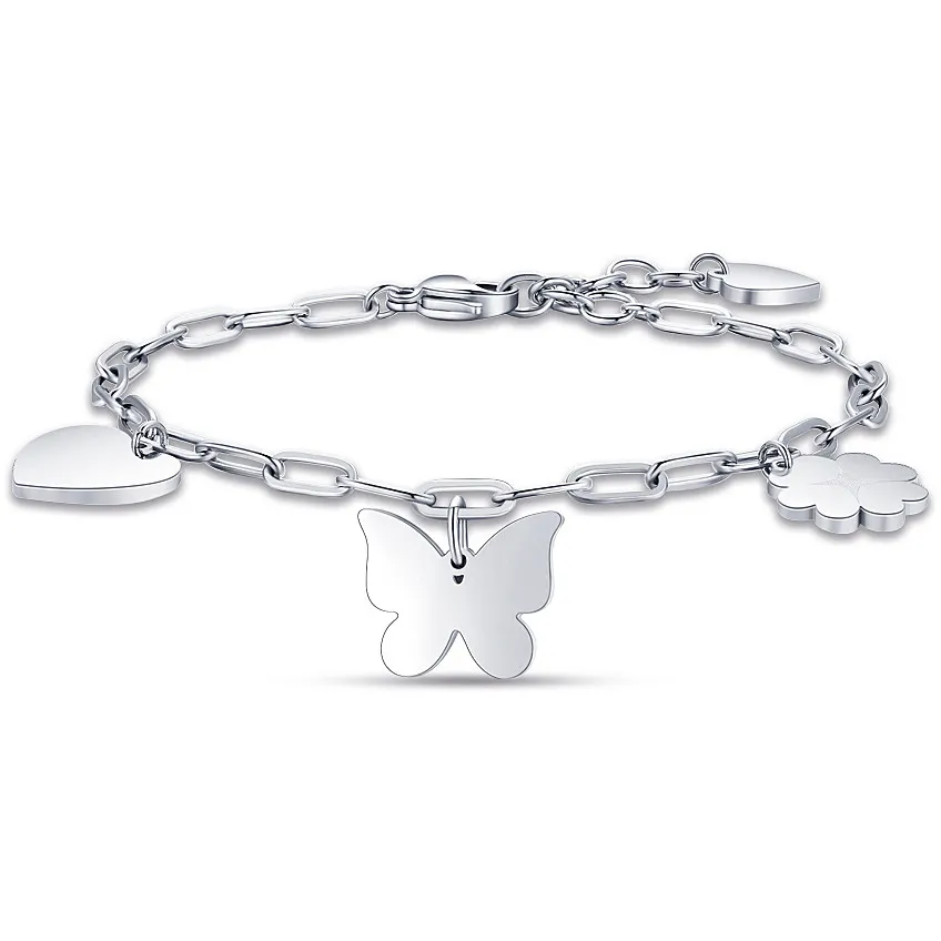 Bracciale donna gioielli Luca Barra farfalla bk2145