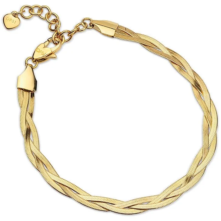 Bracciale donna gioielli Ops Objects Silky Twist OPSBR-857 modello snake