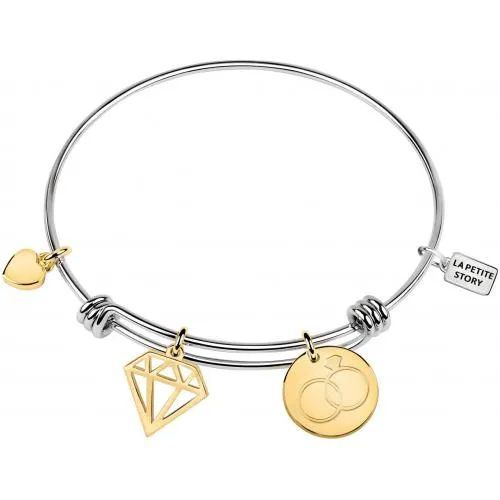 Bracciale la petite story bangle donna rigido – LPS05AQJ02
