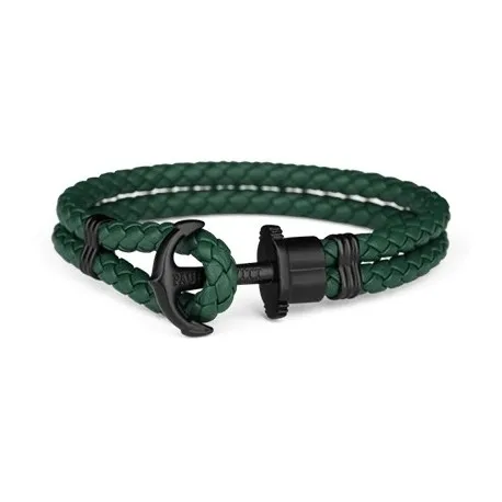 Bracciale unisex in cuoi verde Paul Hewitt Ph-l-b-g-xxl