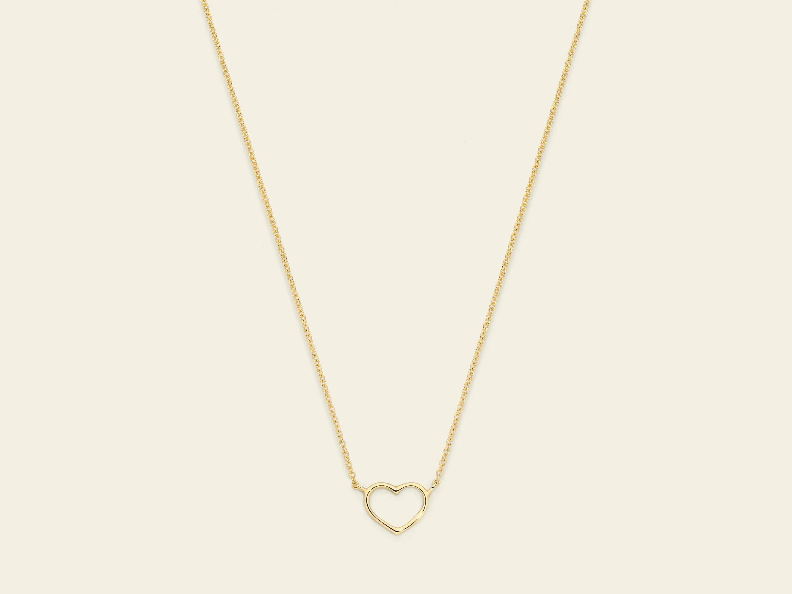 Marco Gerbella Orafi - Collana filo sottile con cuore in oro giallo