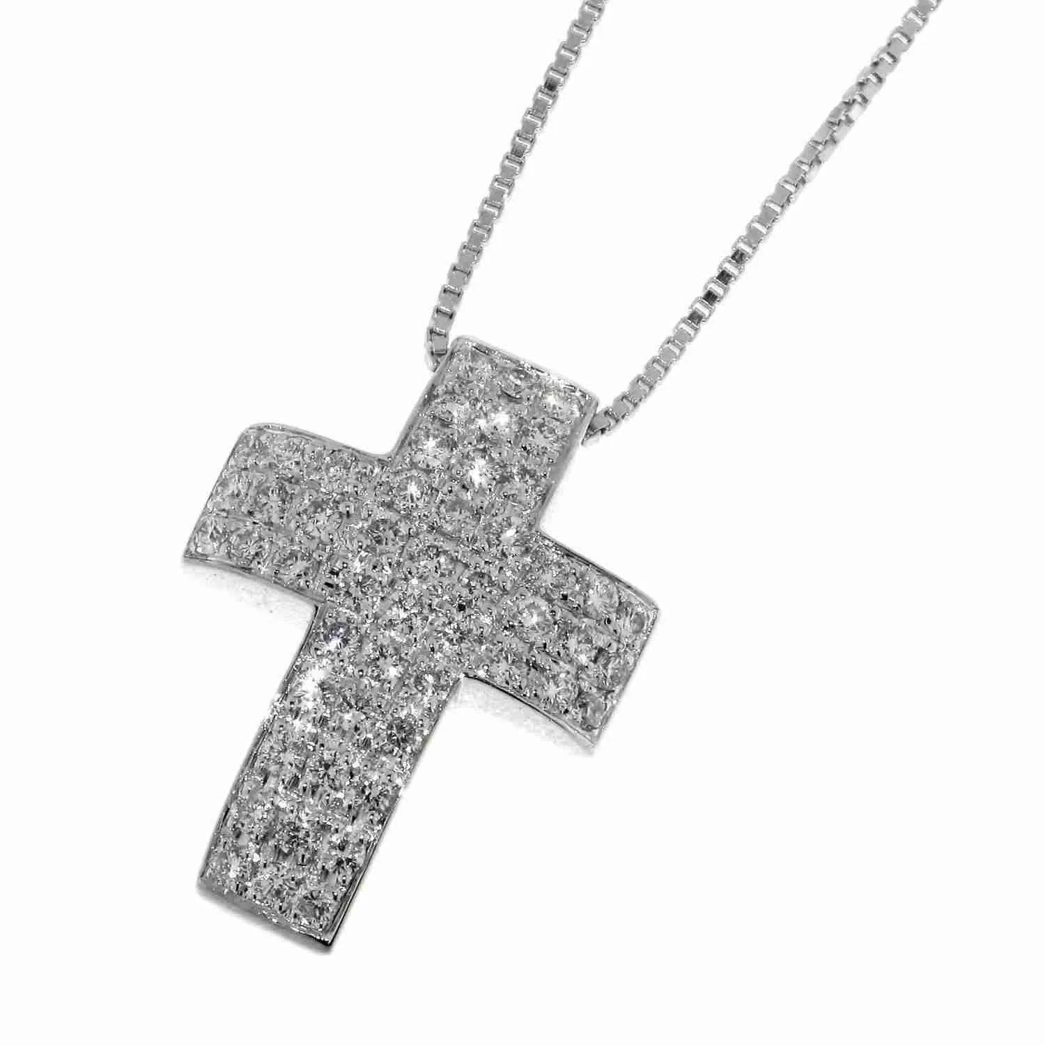 Collana Davite & Delucchi - Croce Diamanti - CLN010372