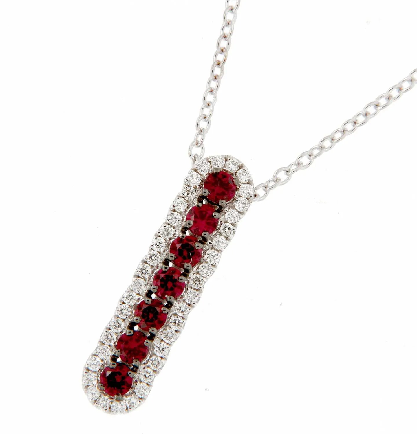 Collana Davite & Delucchi con Rubini e Diamanti