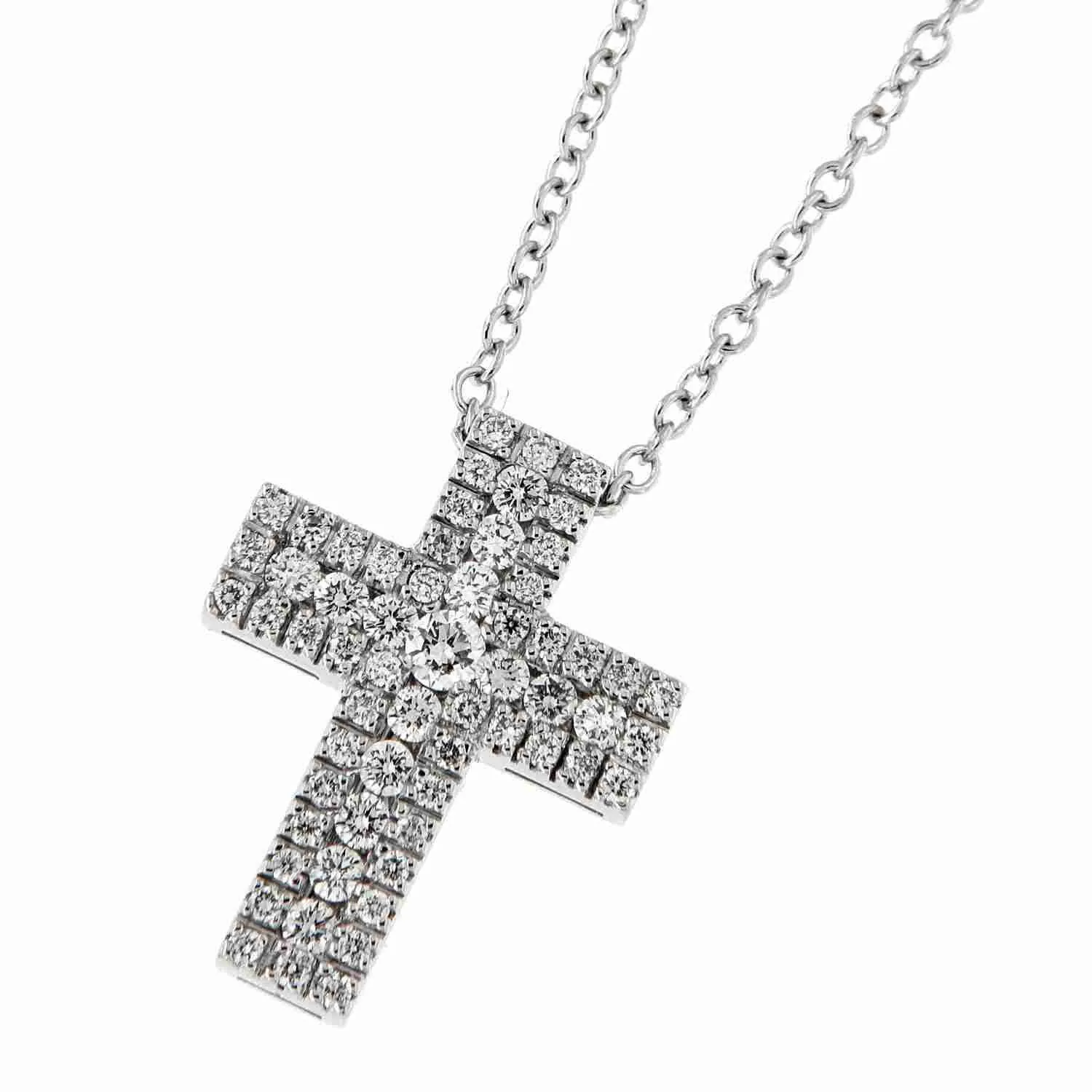 Collana Davite & Delucchi - Croce Diamanti