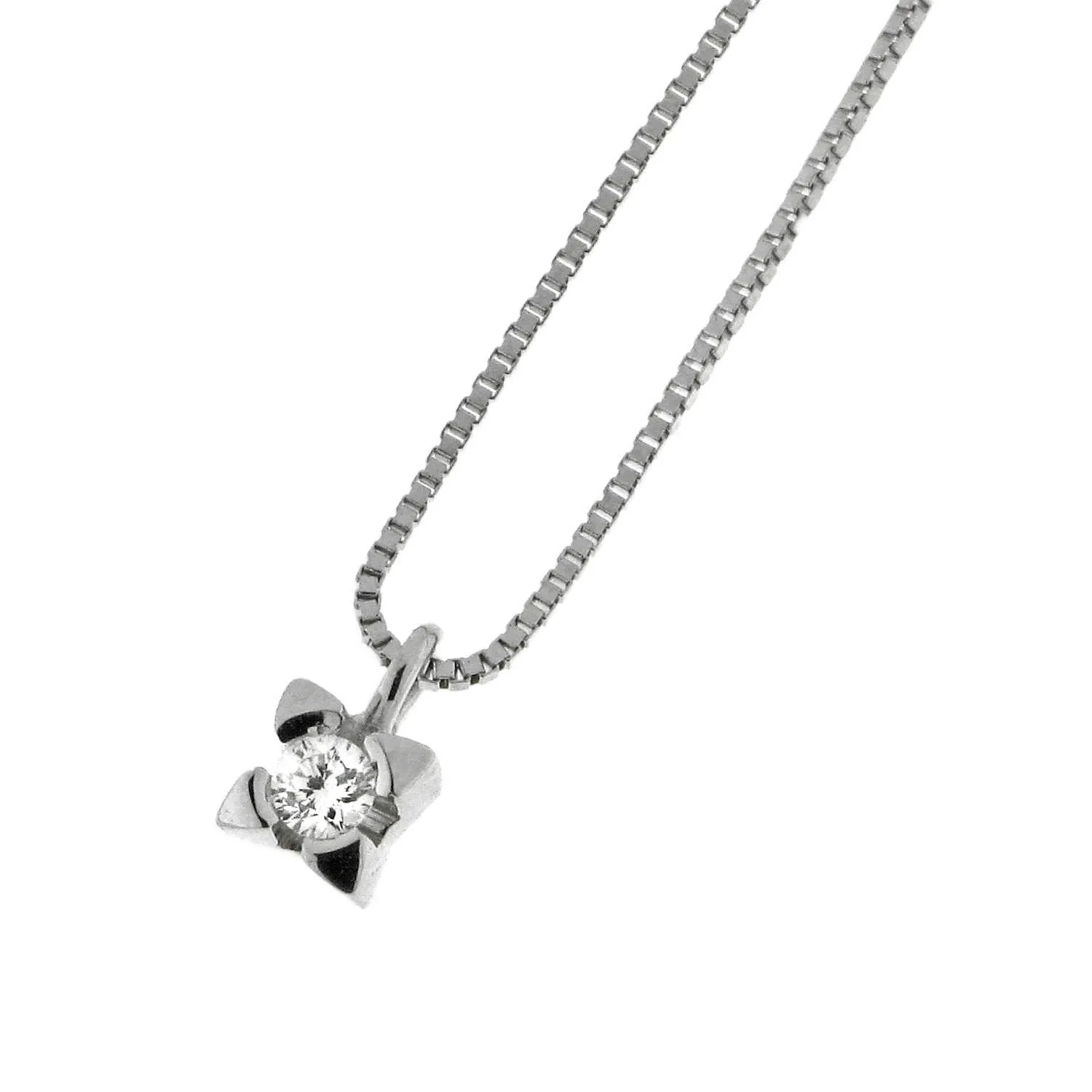 Collana Davite & Delucchi - Punto Luce con Diamante