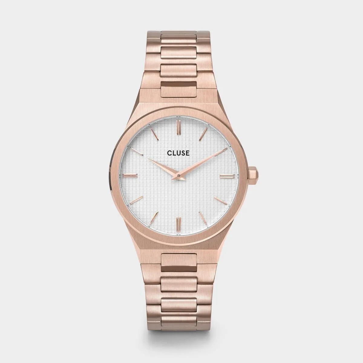 CLUSE – VIGOUREUX STEELl WHITE ROSE GOLD COLOUR
