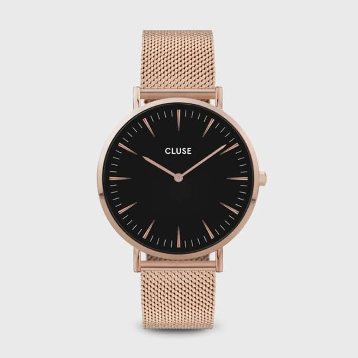 Cluse Orologio Donna La Bohème Mesh Rose Gold Black/Rose gold
