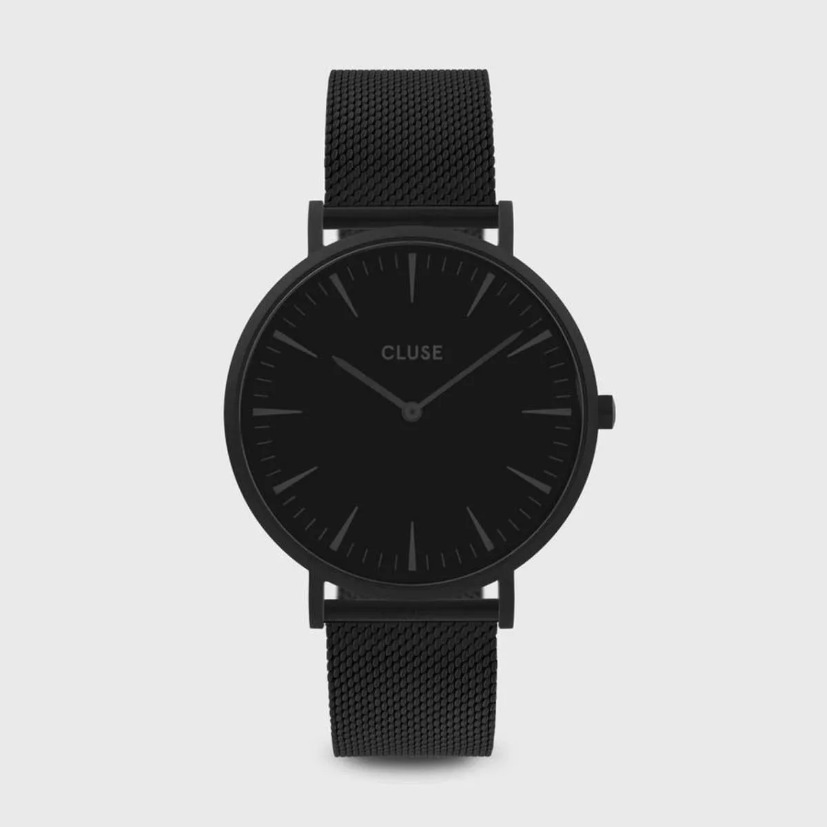 Cluse Orologio Donna La Bohème Mesh Black, Black/Black