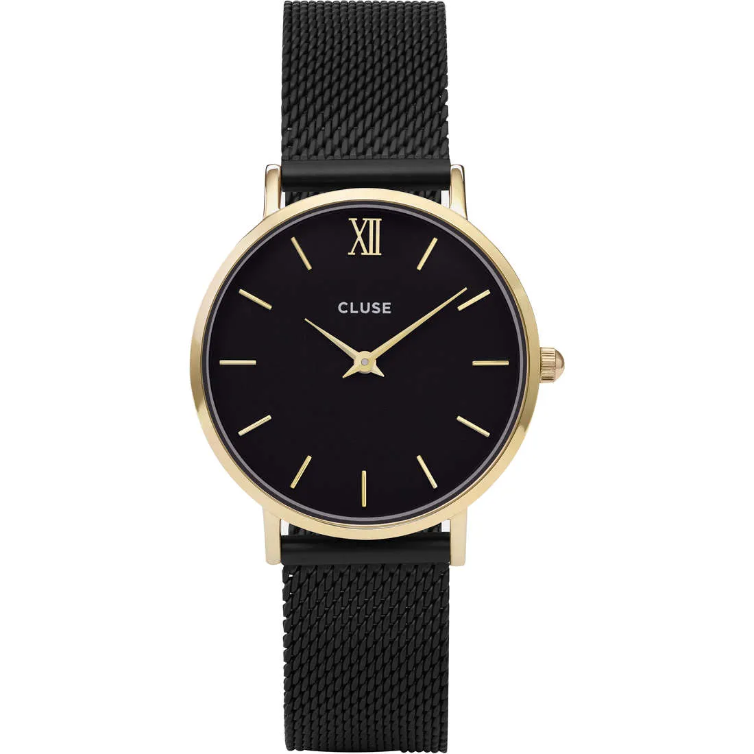 Cluse Orologio Donna Minuit Mesh Gold Black/Black